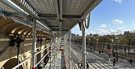 Chantier Avenue Rivoli protégé par vidéosurveillance