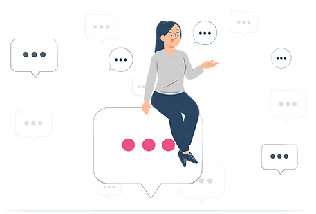 Personnes qui discutent