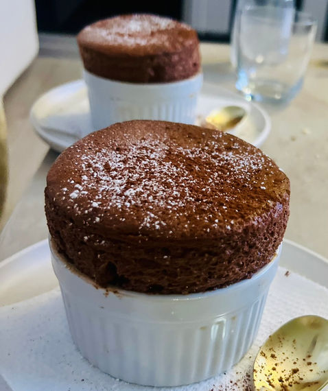 Chocolate soufflé 