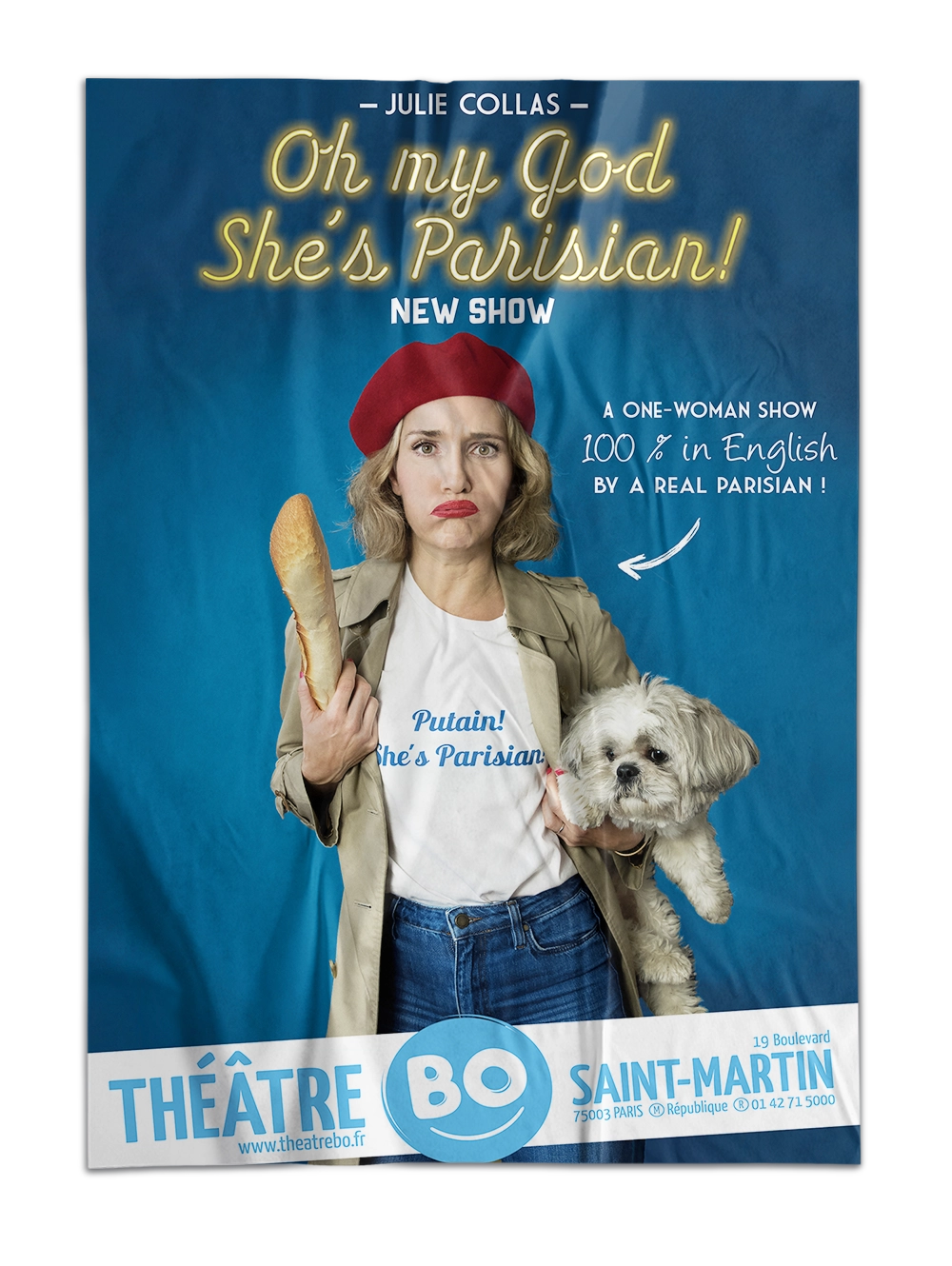 the english comedy show in paris oh my god she's parisian by julie collas