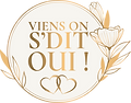 Viens on s'dit oui avec cœurs et fleurs
