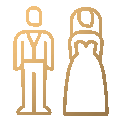 Pictogramme couple Salon du MARIAGE