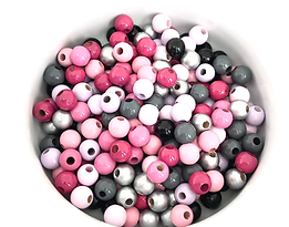 lot 200 perles en bois rose pour attache tétine .png