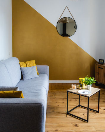 Salon dans un gite dans la Vallée d'Aspe