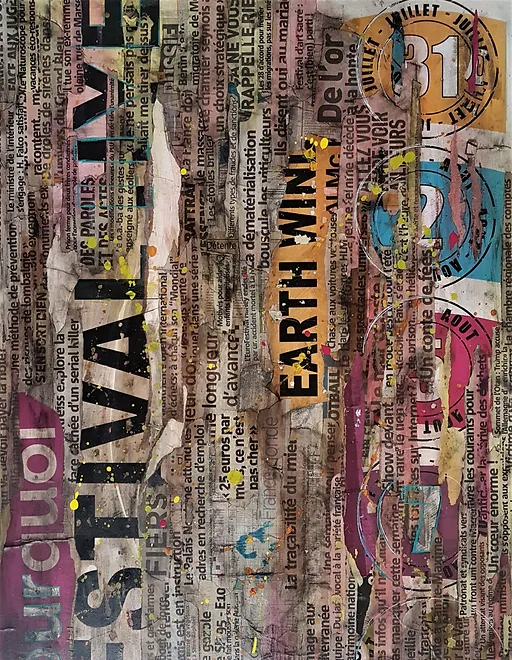 Collage Contemporain Biollay Vanina Artiste