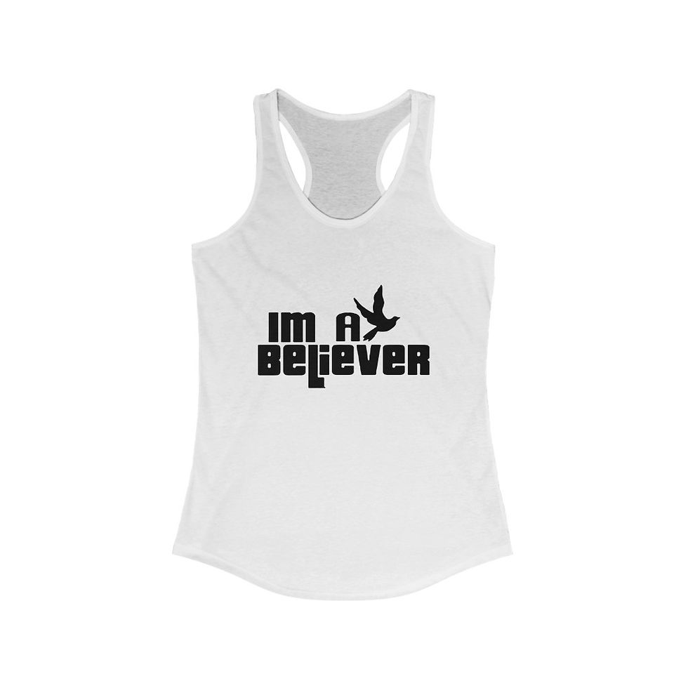 Thumbnail: Women's "I'm a Believer" Ideal Racerback Tank