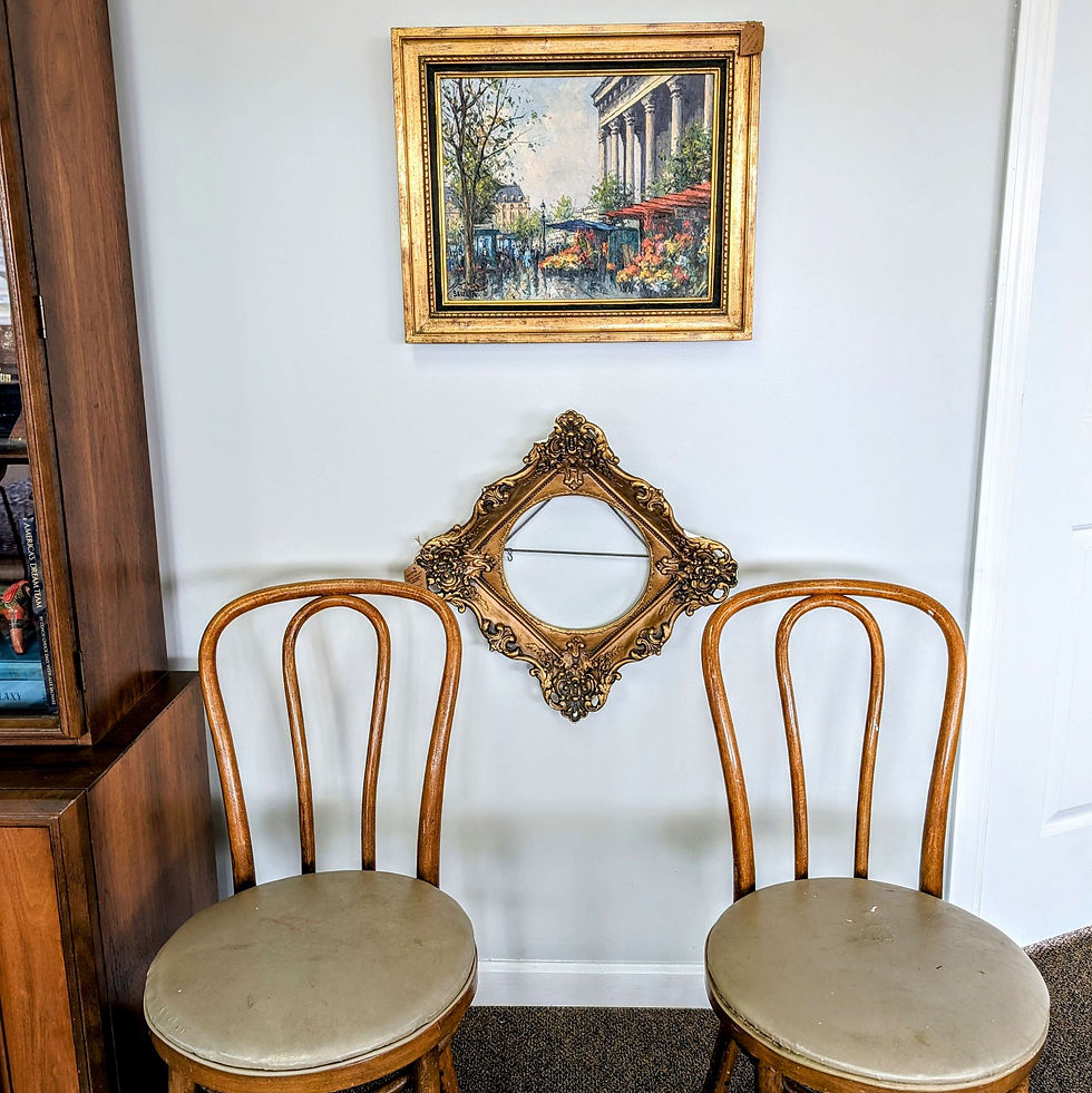 Thumbnail: original French Impressionist oil painting, small
