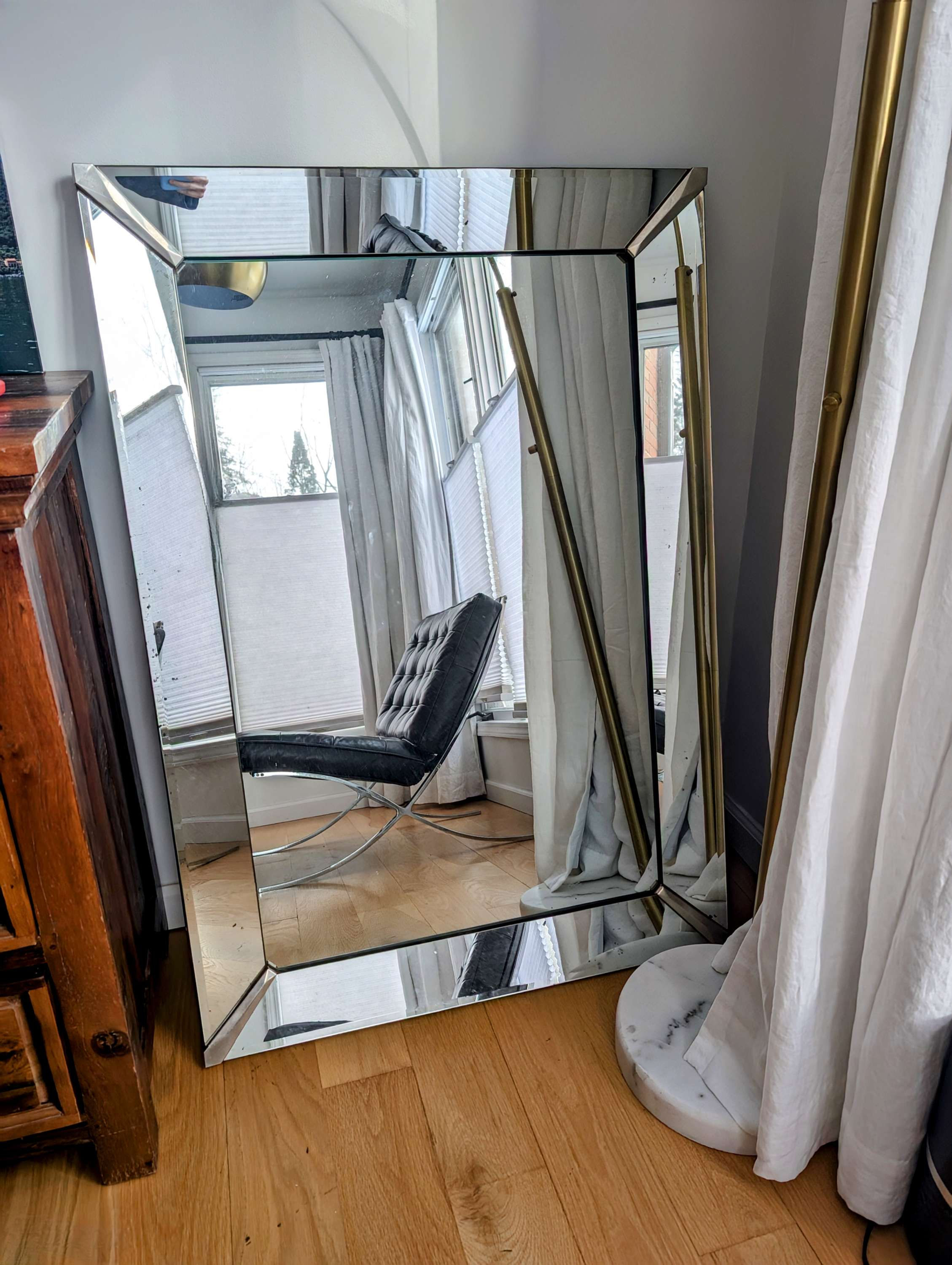 art deco mirror, large