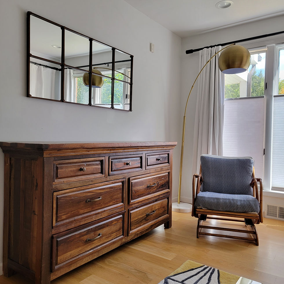 Thumbnail: Heywood Wakefield rattan rocker
