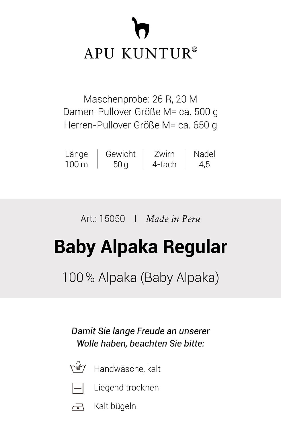 Miniaturbild: Baby Alpaka Wolle PURE | 50g