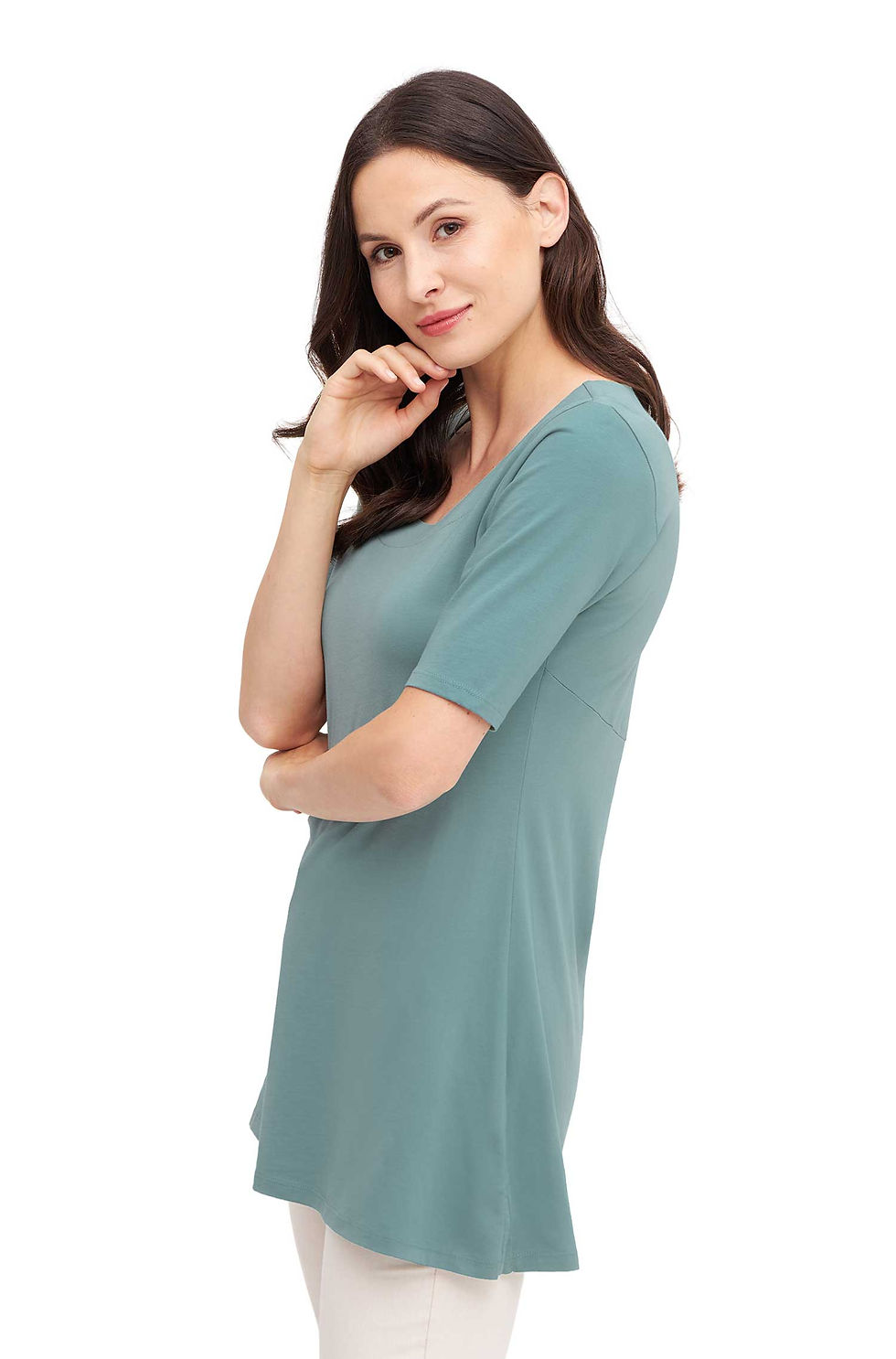 Miniaturbild: SELINA Tunika-Shirt aus 100% Bio-Pima-Baumwolle