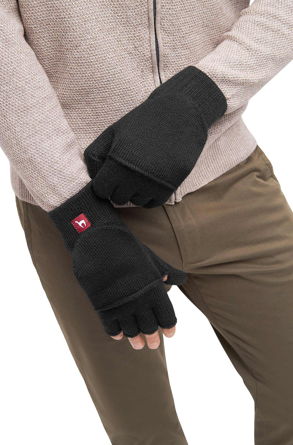Miniaturbild: Alpaka Känguru Handschuhe UNI