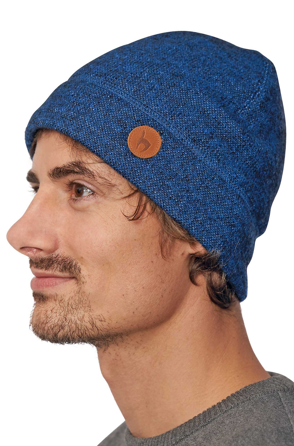 Miniaturbild: Alpaka Mütze ALPACA SPORT aus Baby Alpaka und Wolle – blau