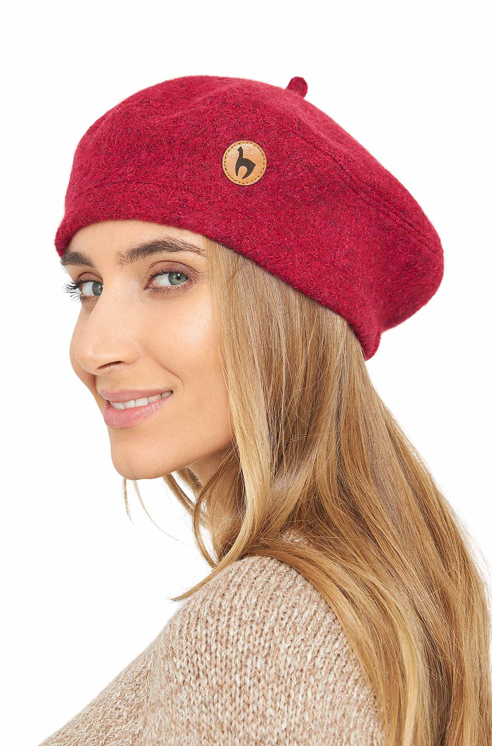 Miniaturbild: Alpaka Baskenmütze BERET aus 100% Alpaka