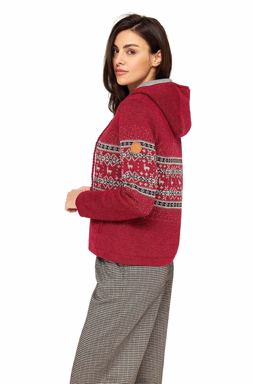 Miniaturbild: Alpaka Strickjacke NEVADO | gefüttert