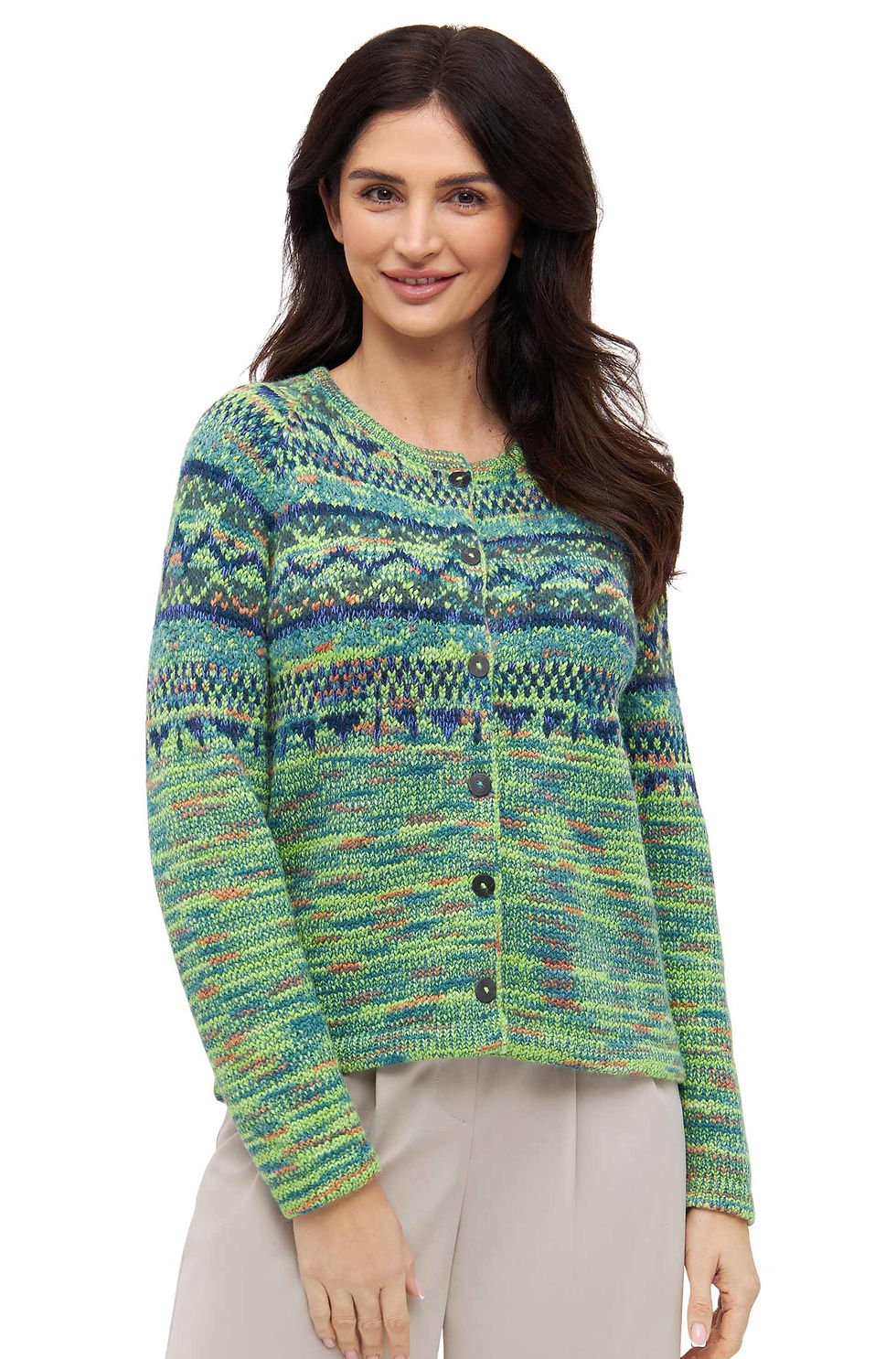 Miniaturbild: Alpaka Strickjacke COLORES ANDEN