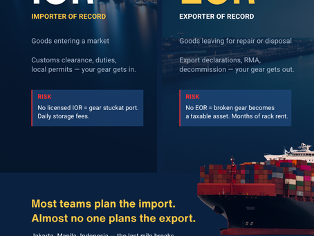 IOR vs EOR: The Difference Between Shipping Gear and Actually Delivering It