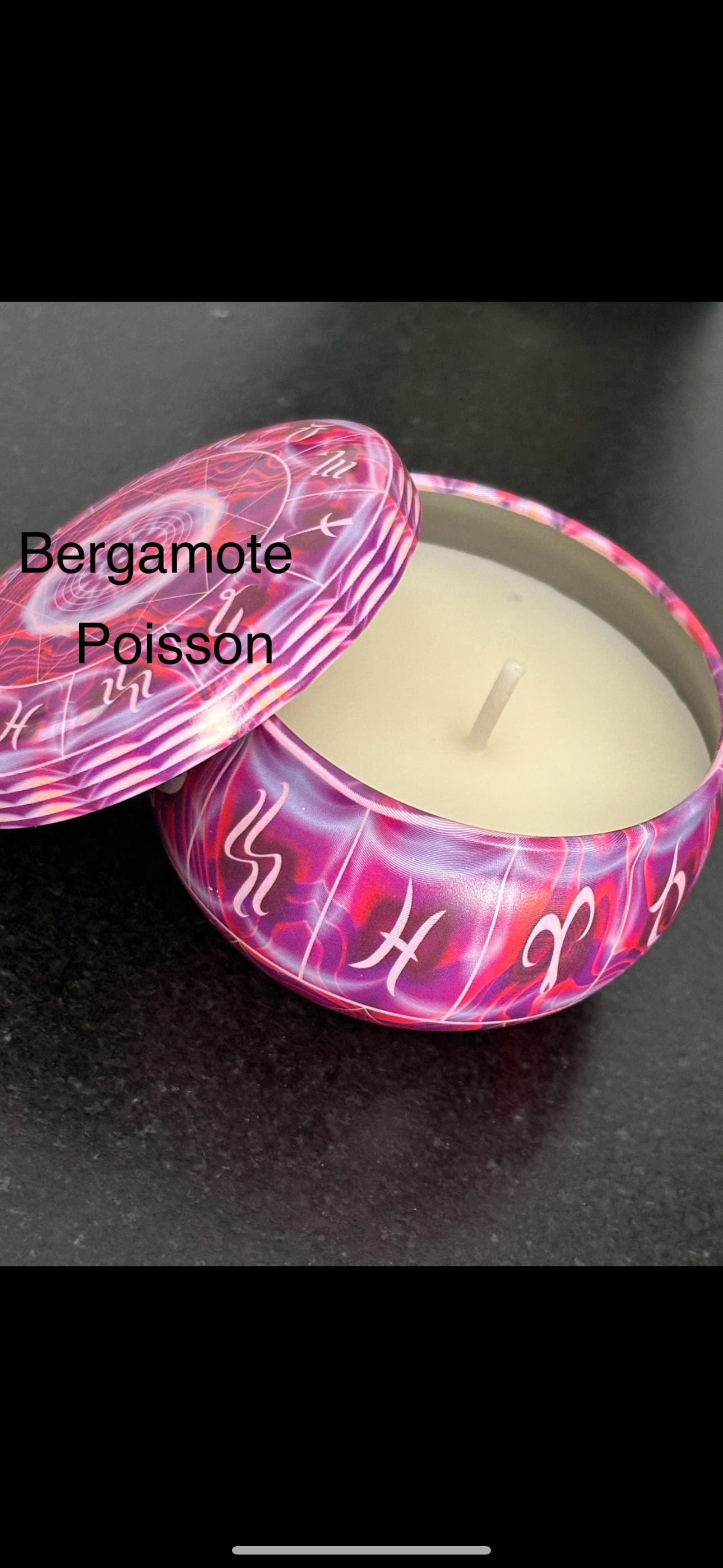 Bougie astrologique “ poisson” ♒️