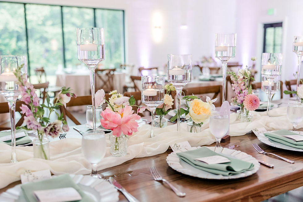 hyla brook estate table setting NH Wedding Planner
