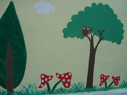 Ζωγραφιά μανιτάρια