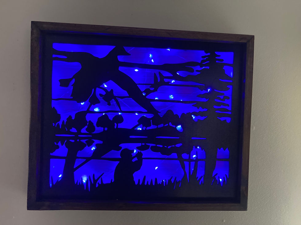 Thumbnail: Lighted Calling Ducks