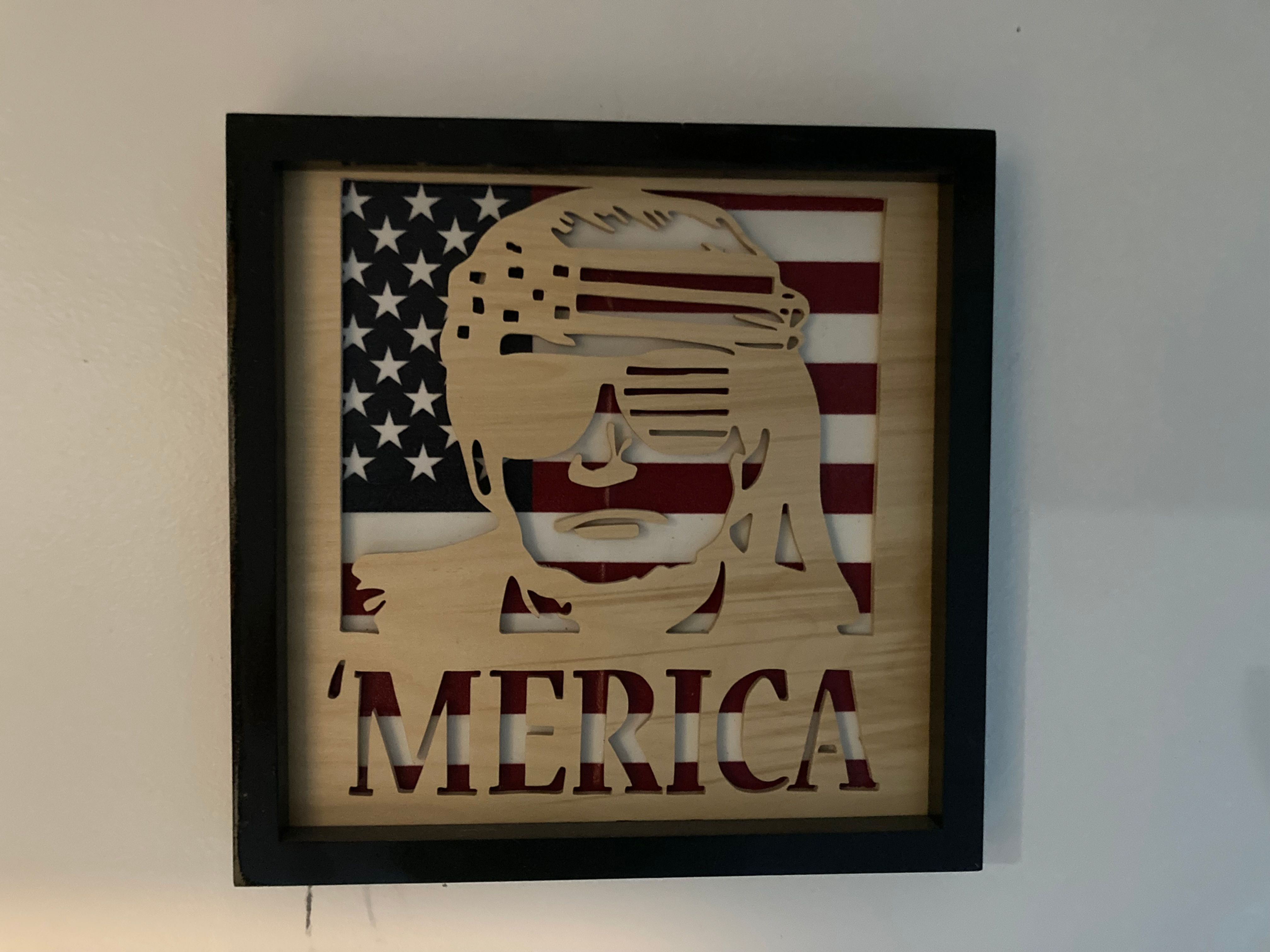 'Merica Trump sign