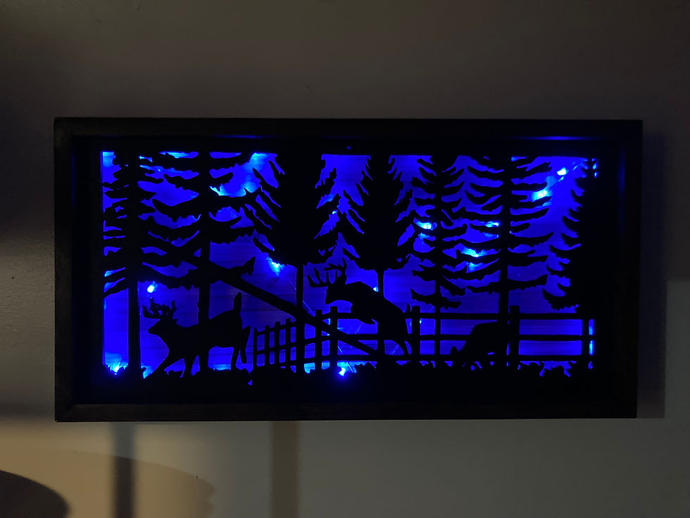 Thumbnail: Rustic Deer Jumping a fence Picture