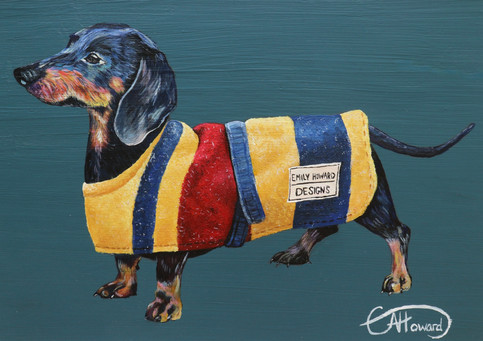 'George the Dachshund' - Original 2020