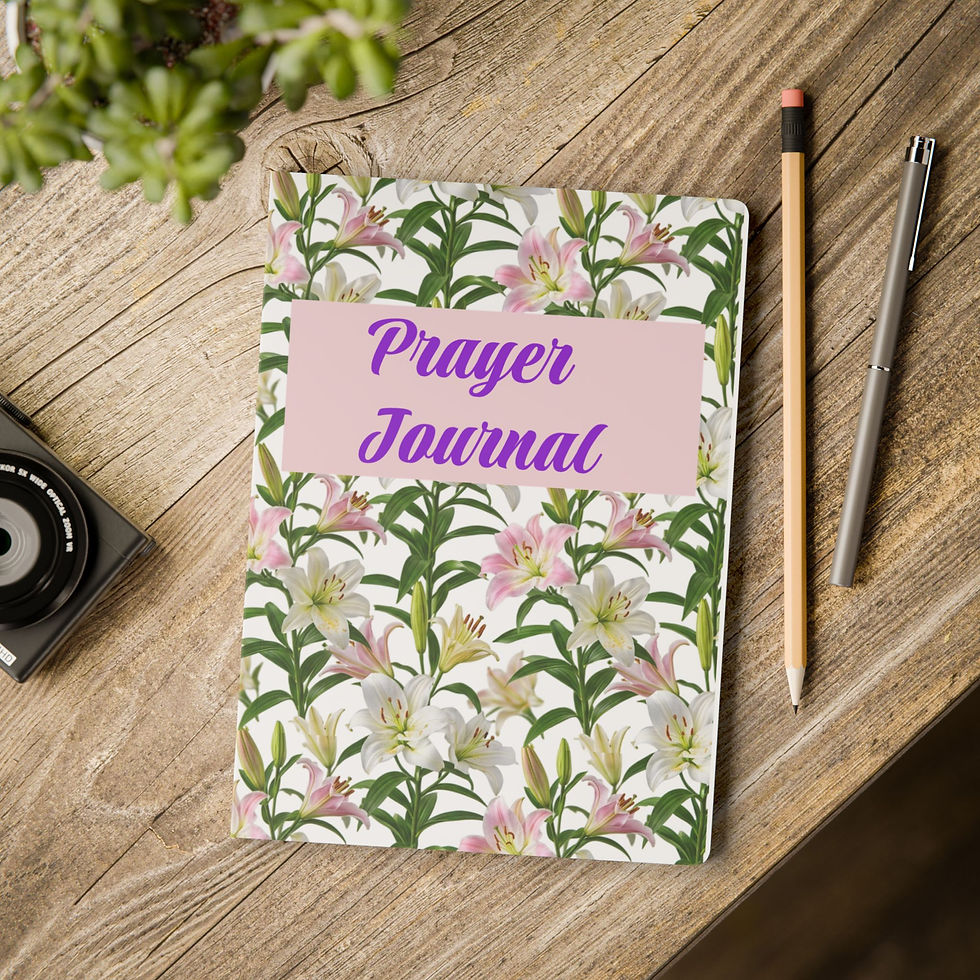 Thumbnail: Prayer Journal — Floral Softcover Notebook for Devotion & Reflection