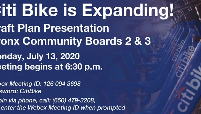 DOT Citi Bike Expansion Presentation for Bx Community Boards 2 & 3