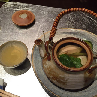 Osuimono with seafood