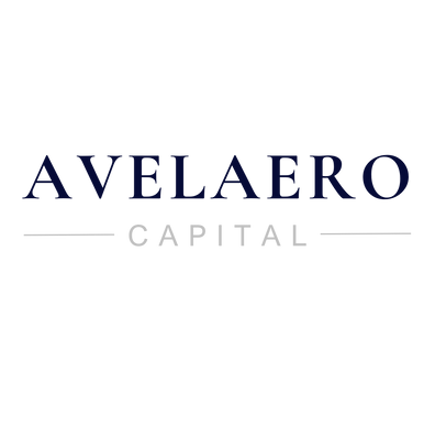 Avelaero Capital Logo - Blue & Gray - Transparent