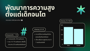 พัฒนาการความสูงตั้งแต่เด็กจนโต "ความเปลี่ยนแปลงที่สำคัญในแต่ละช่วงวัย"