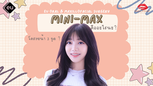 Mini-Max โครงหน้า 3 จุด คืออะไร ?
