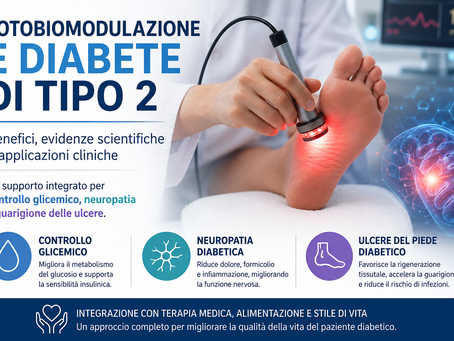 Trattamento del piede diabetico con PBM