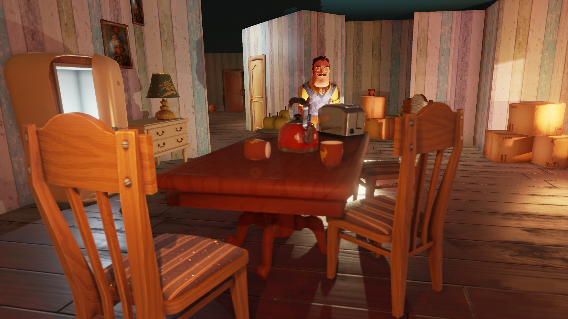 Скриншот Hello Neighbor: сосед заметил игрока