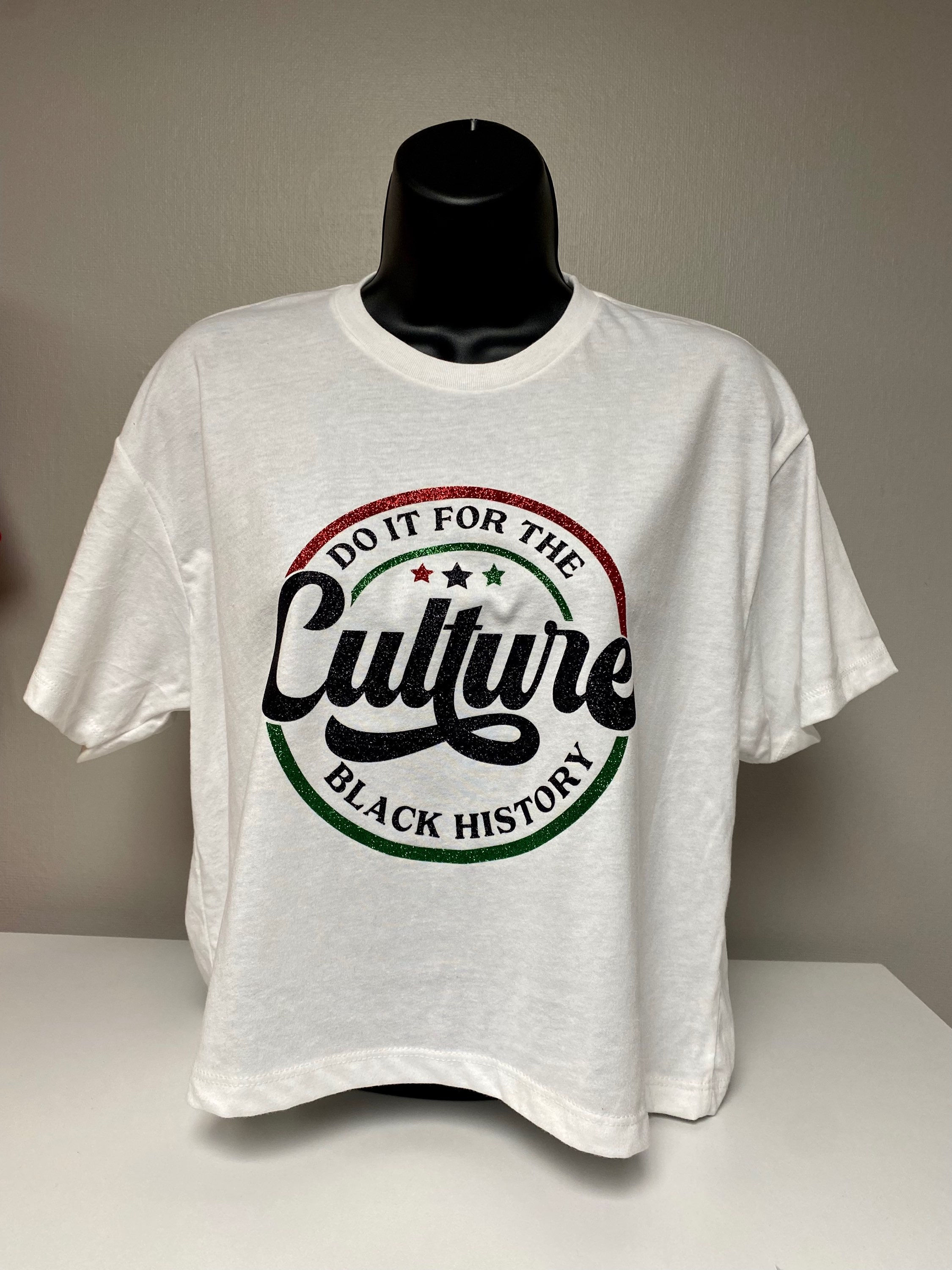 For the Culture Glitter Tee 