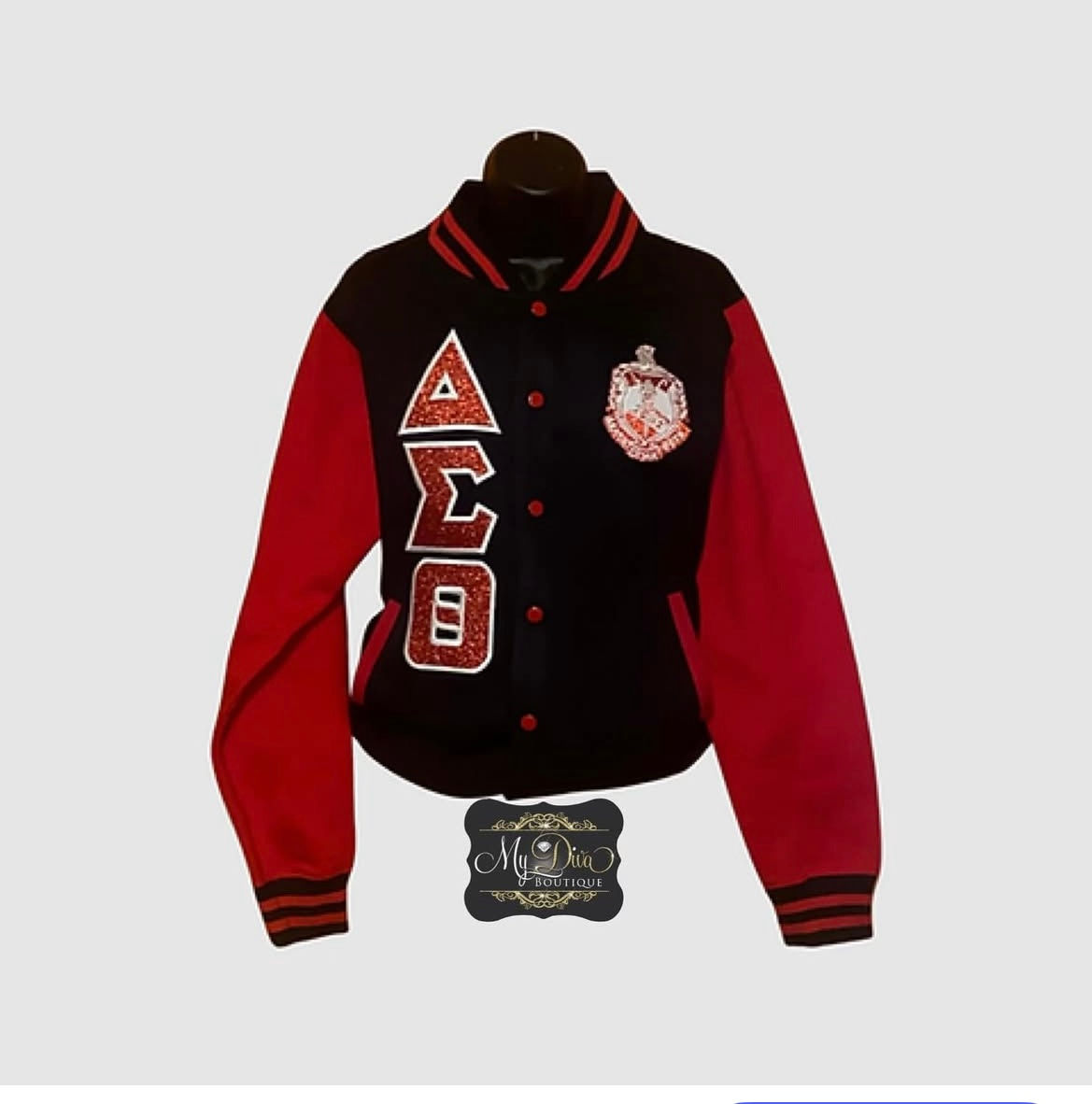 Delta Sigma Theta Varsity Jacket - Red 
