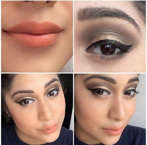 spring day time smokey eyes