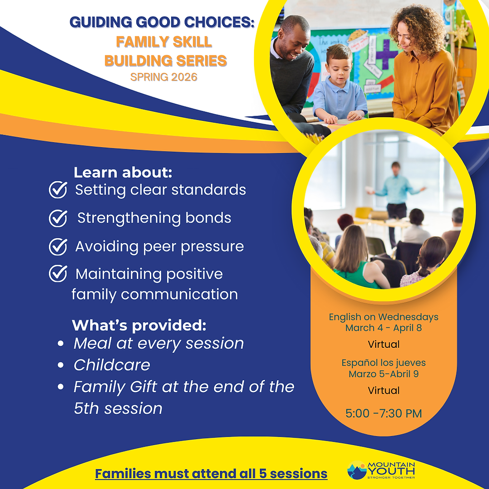 Guiding Good Choices Family Skill Building Spring 2026