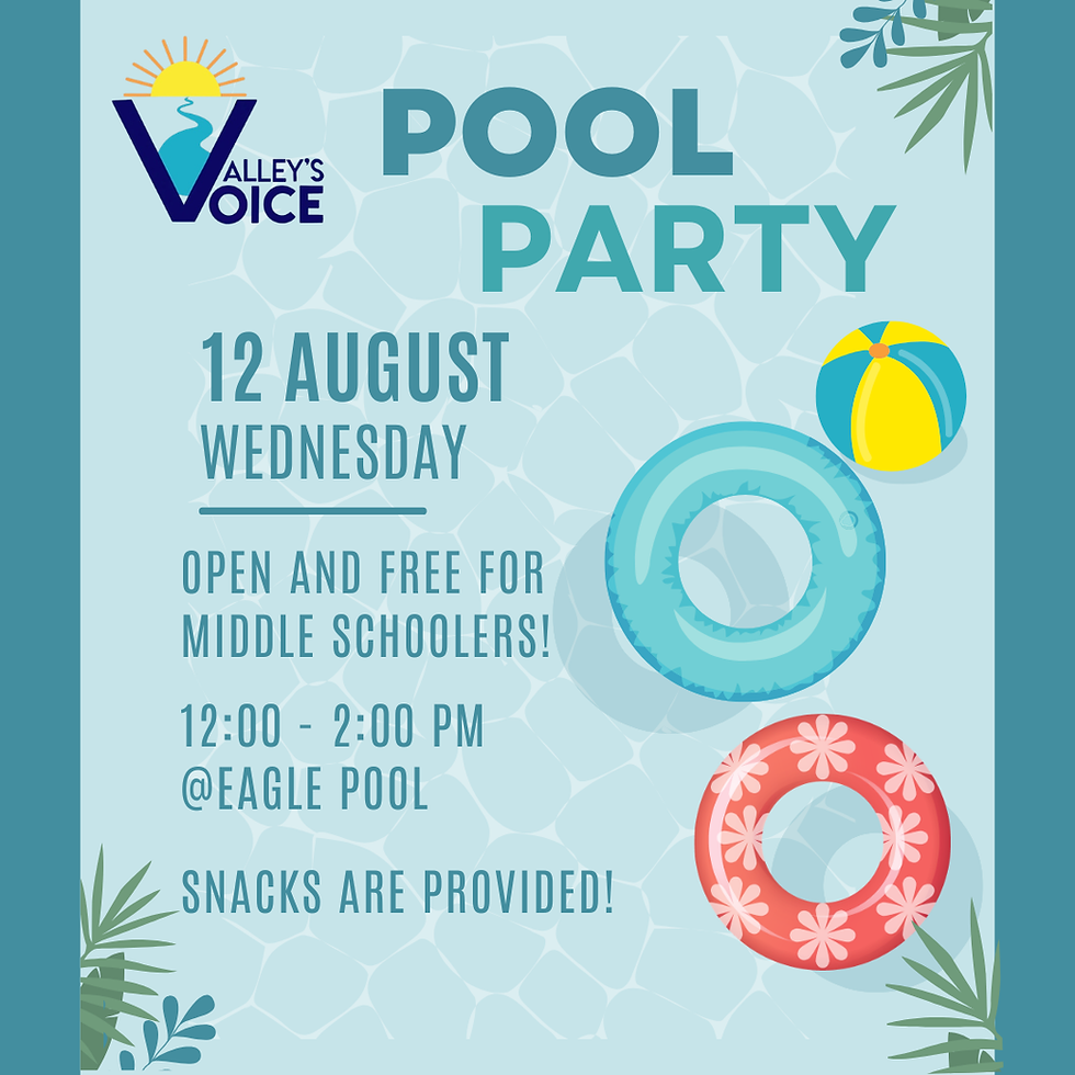Middle School Pool Party