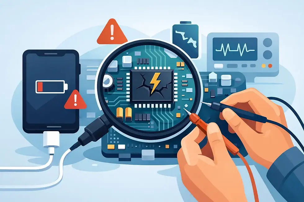 How to Diagnose Charging IC Failure
