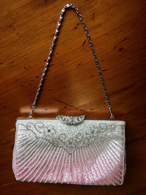 Beaded Handbag Pink
