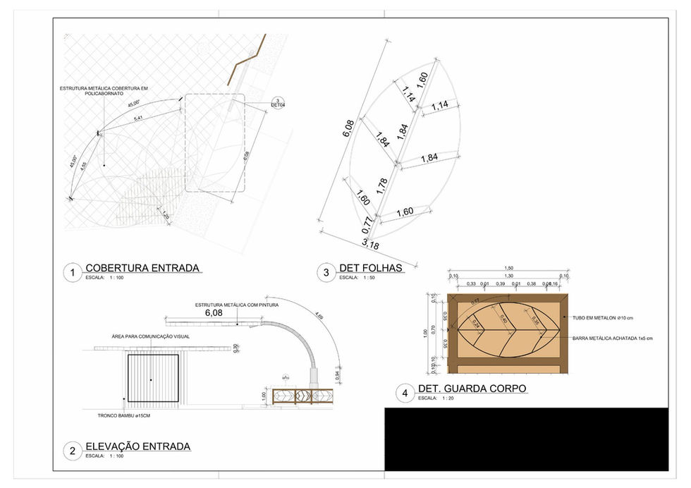 Detalhamento Entrada e Guarda-Corpo