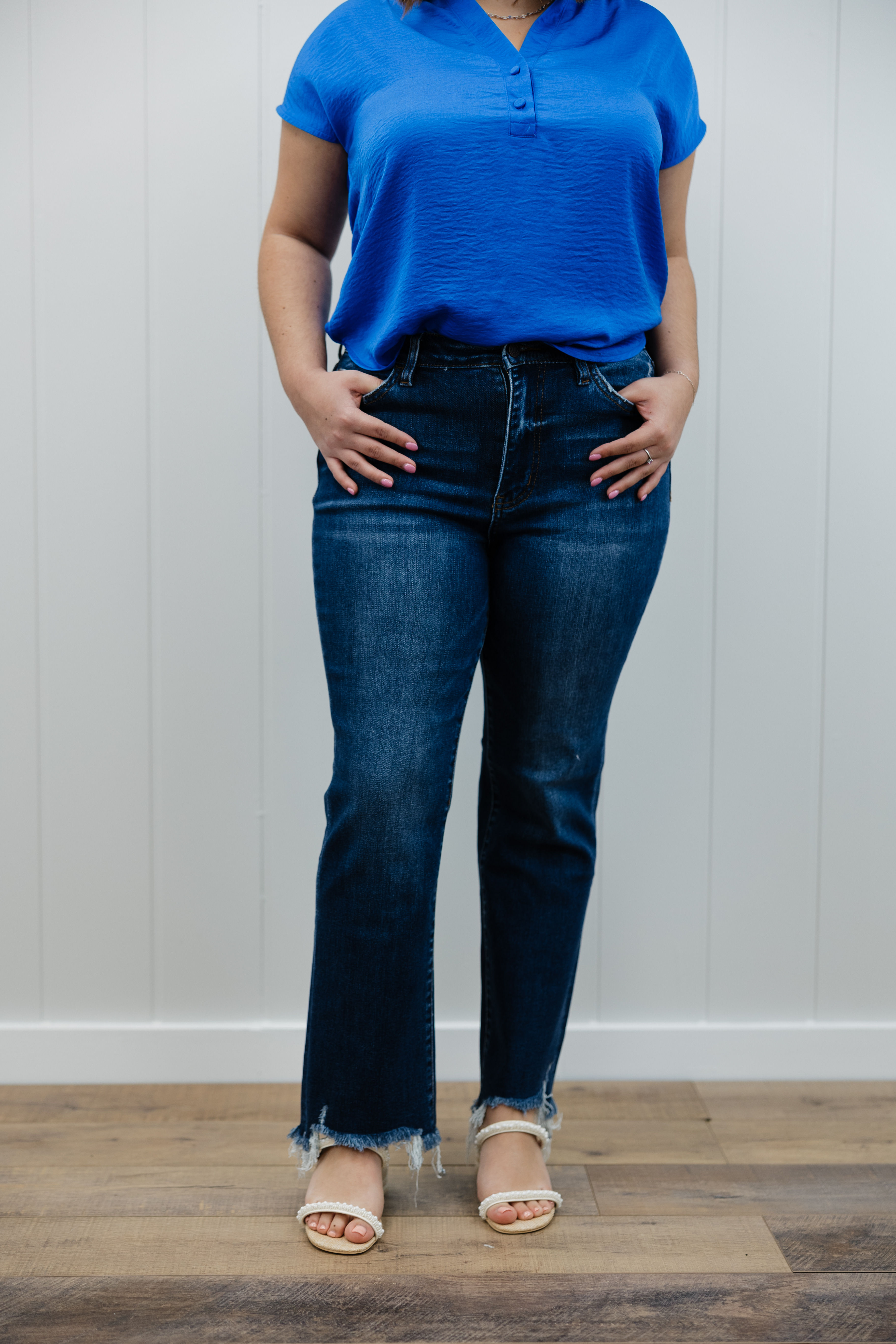 Bella Super High Rise Ankle Flare by Vervet by Flying Monkey