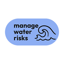 Manager your water risks Commonplace sticker