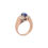 Thumbnail: Glamorous 2.0ct. Oval Cabochon Dome Sapphire Ring