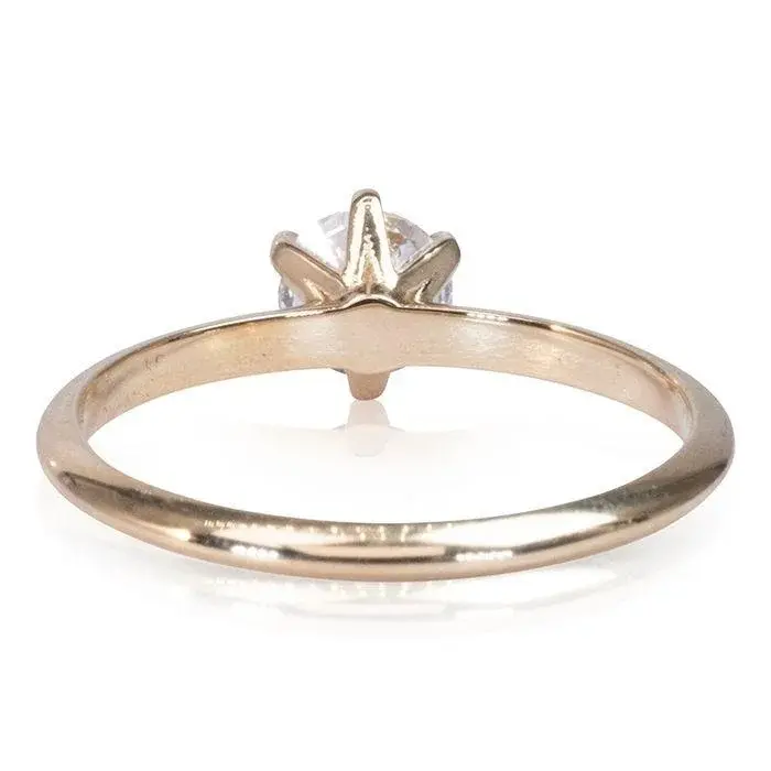 Thumbnail: Glamourous 0.53 ct. Round Brilliant Diamond Ring