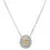 Thumbnail: Luxurious 0.13 ct. Oval Diamond Necklace