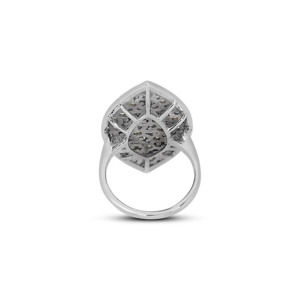 Thumbnail: Fabulous 2.35 ct. Pear, Oval, and Cushion Brilliant Stud Diamond Ring